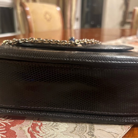 Collectable Vintage Lizard Skin Gucci Shoulder Bag - Picture 8 of 16